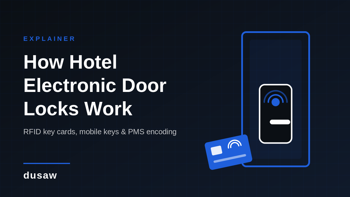 How Hotel Electronic Door Locks Work: Encoded Cards, Networked Locks and Mobile Keys